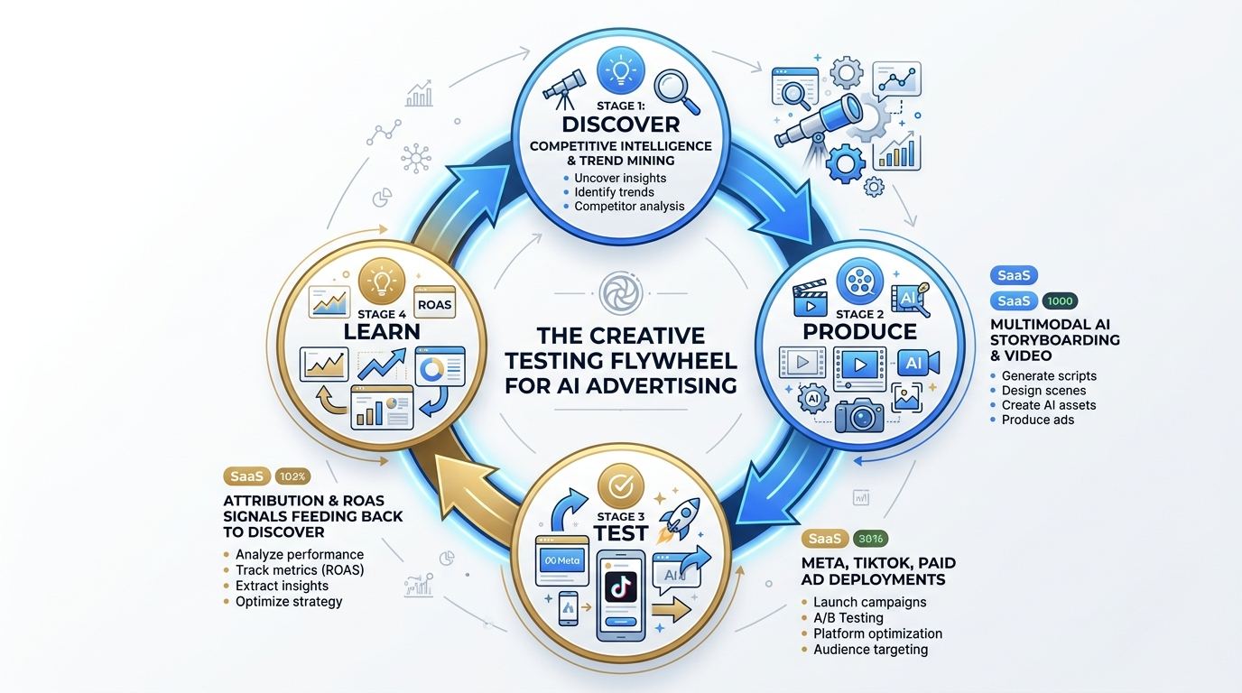 The Creative Testing Flywheel for AI Advertising